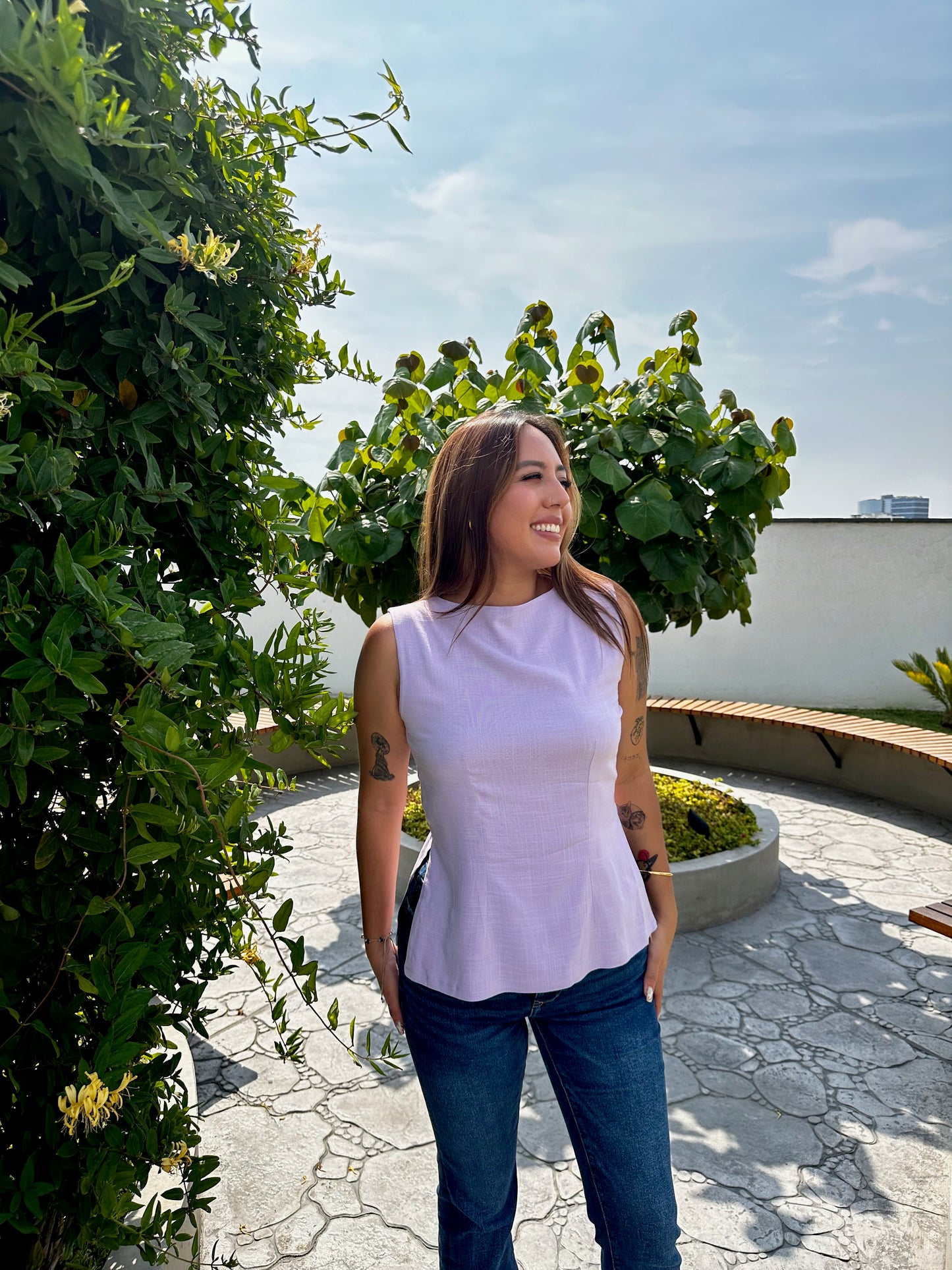Blusa Sonríe - Lila