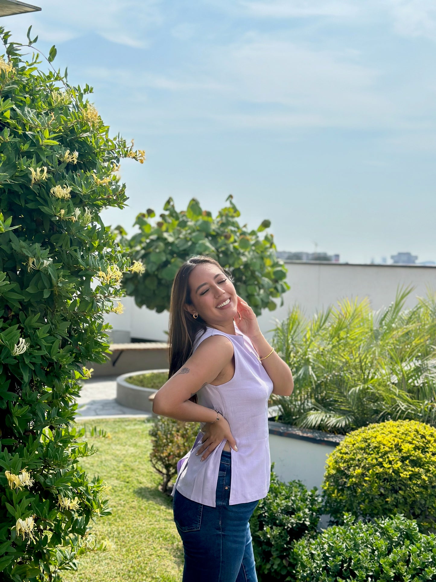 Blusa Sonríe - Lila