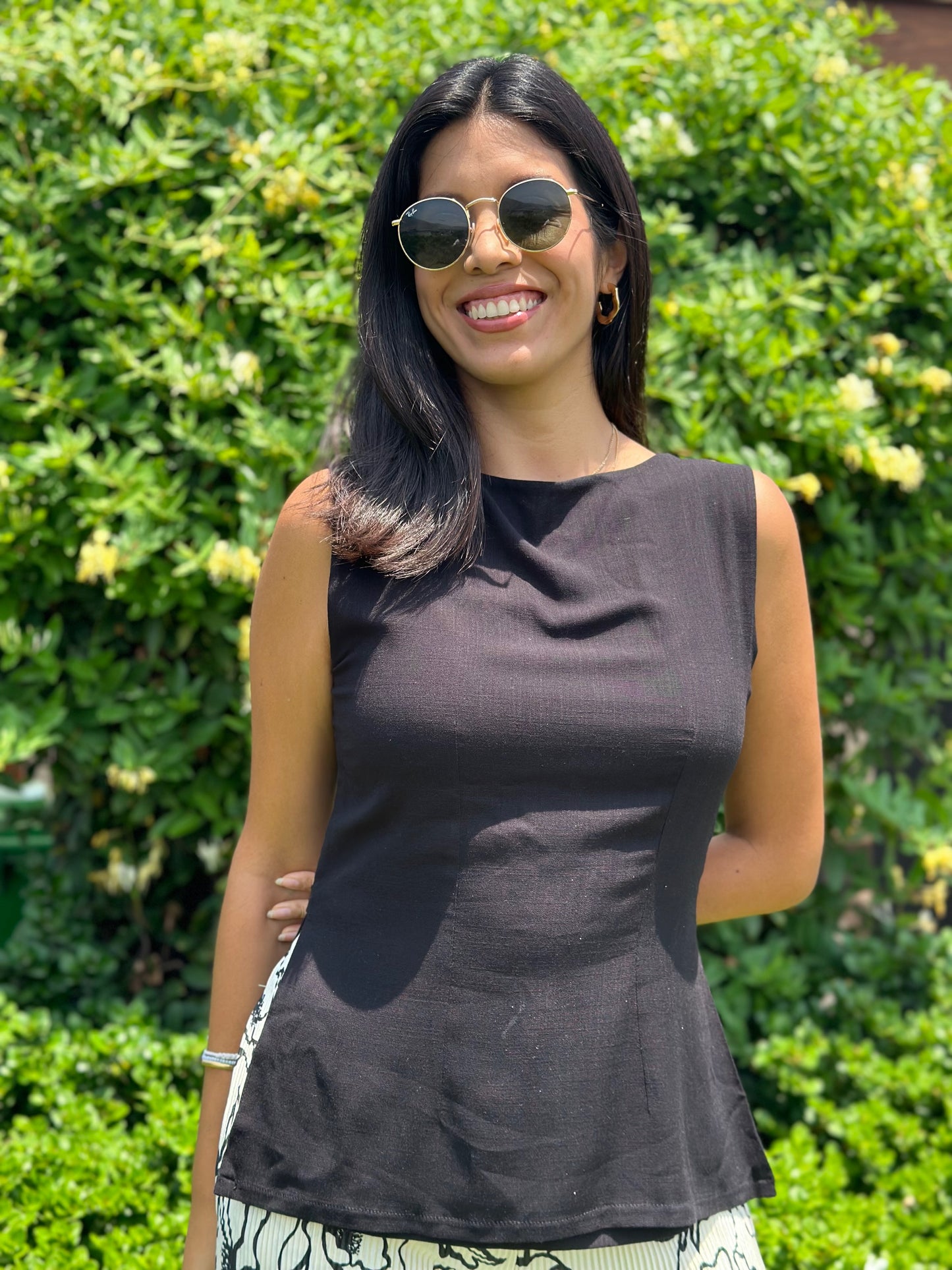 Blusa Sonríe - Negro