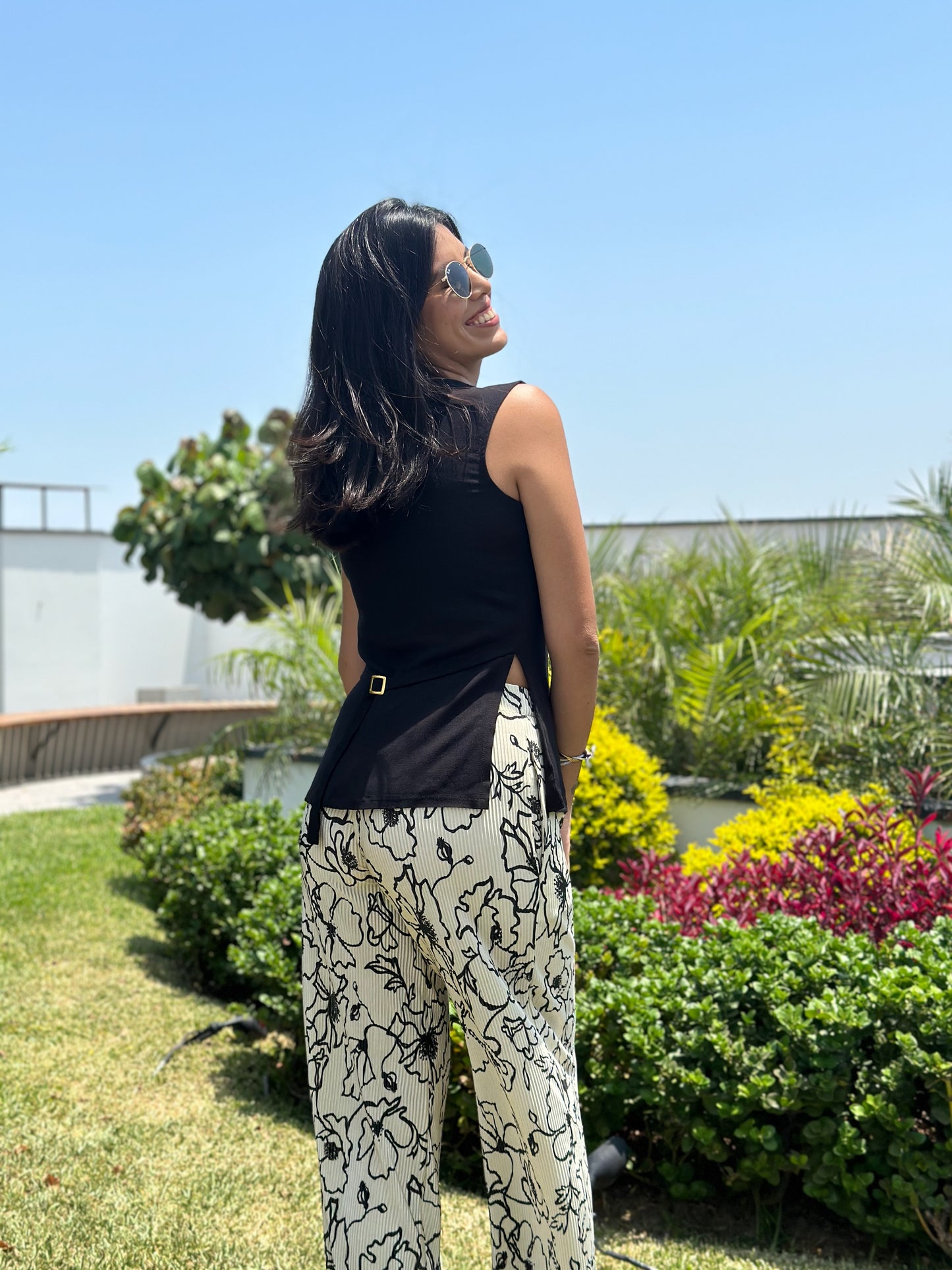 Blusa Sonríe - Negro