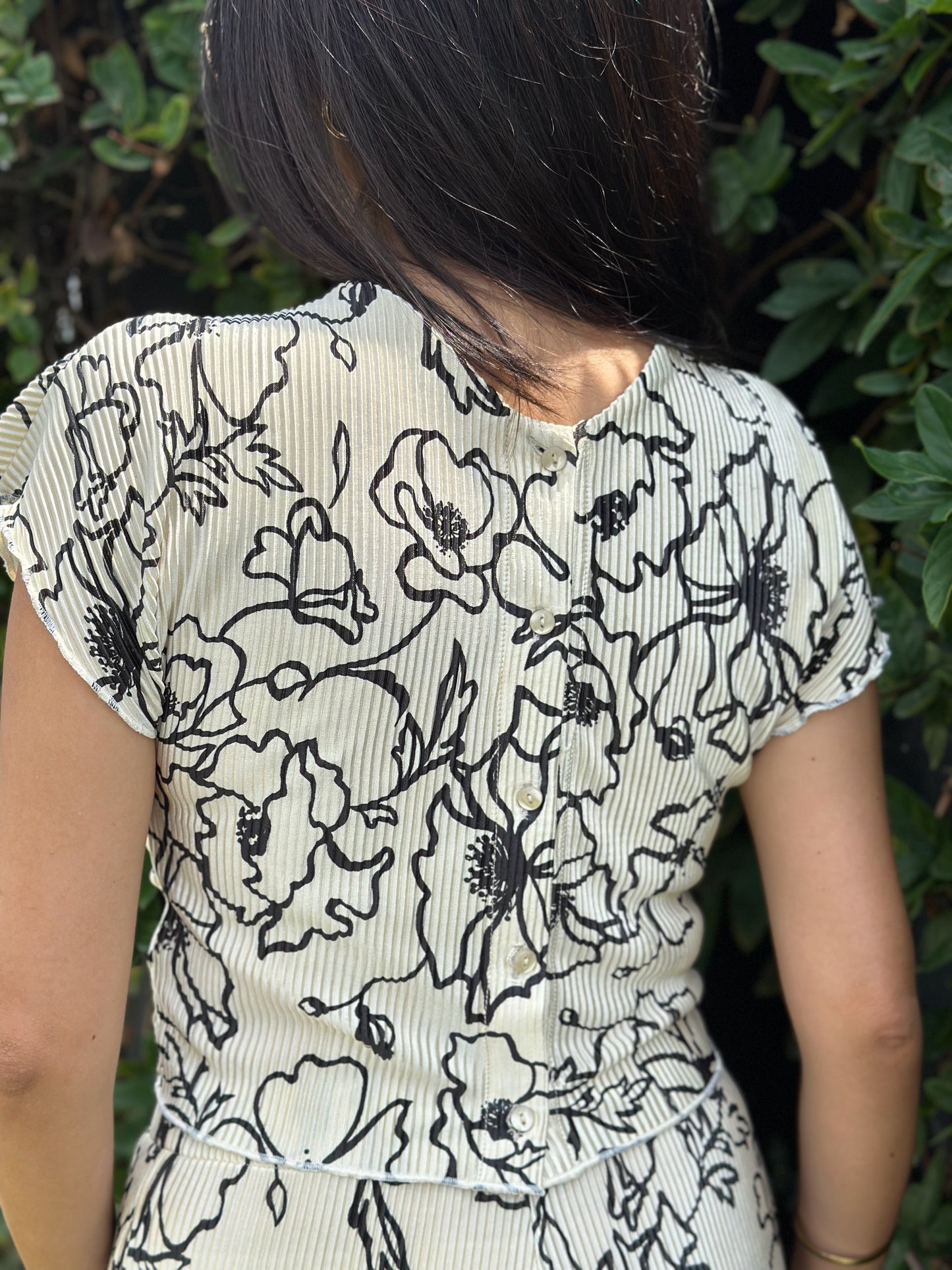 Top Leal - Beige Negro