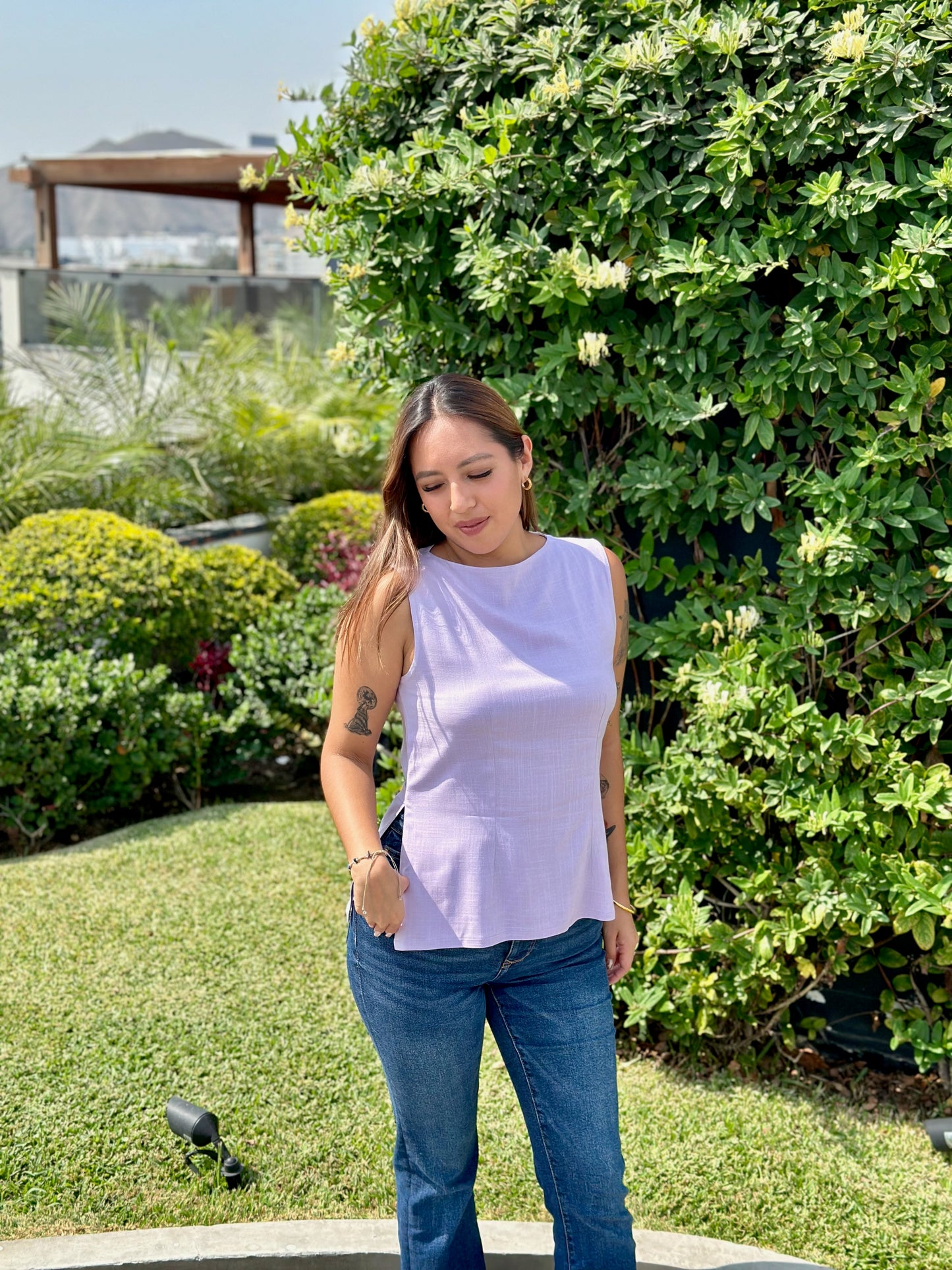 Blusa Sonríe - Lila