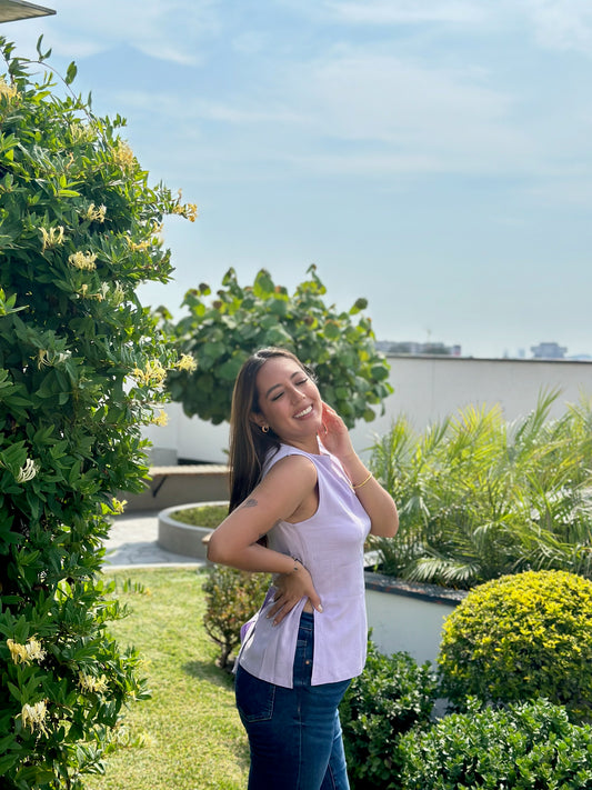 Blusa Sonríe - Lila
