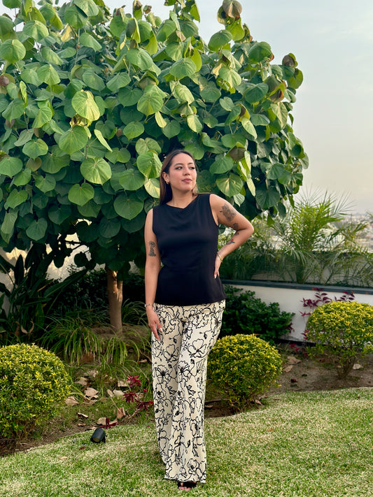 Blusa Sonríe - Negro