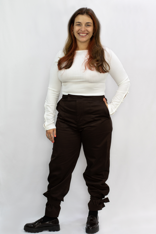 Pantalón Espontánea - Chocolate