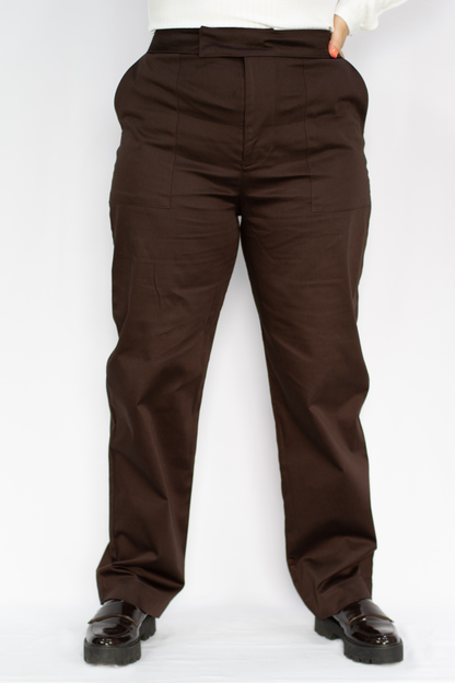 Pantalón Espontánea - Chocolate