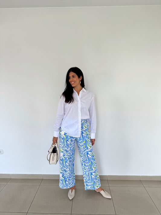 Pantalón Fabulosa - Ondas Multicolor