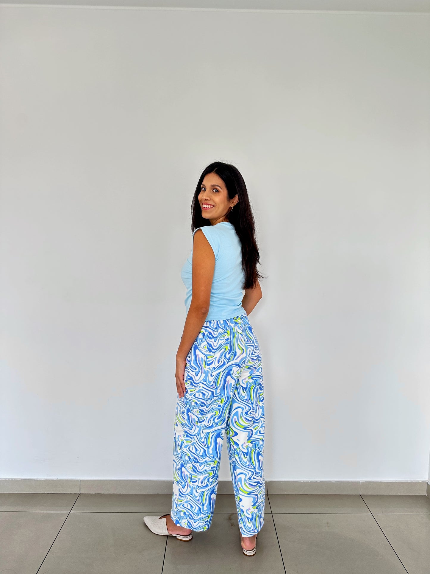 Pantalón Fabulosa - Ondas Multicolor