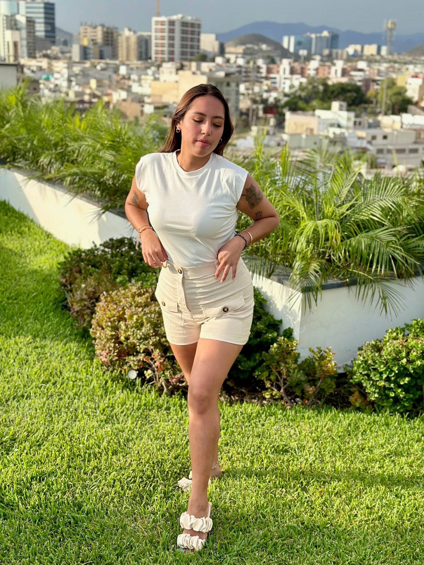 Short Soñadora - Crema