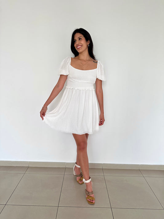 Vestido Florecer - Perla