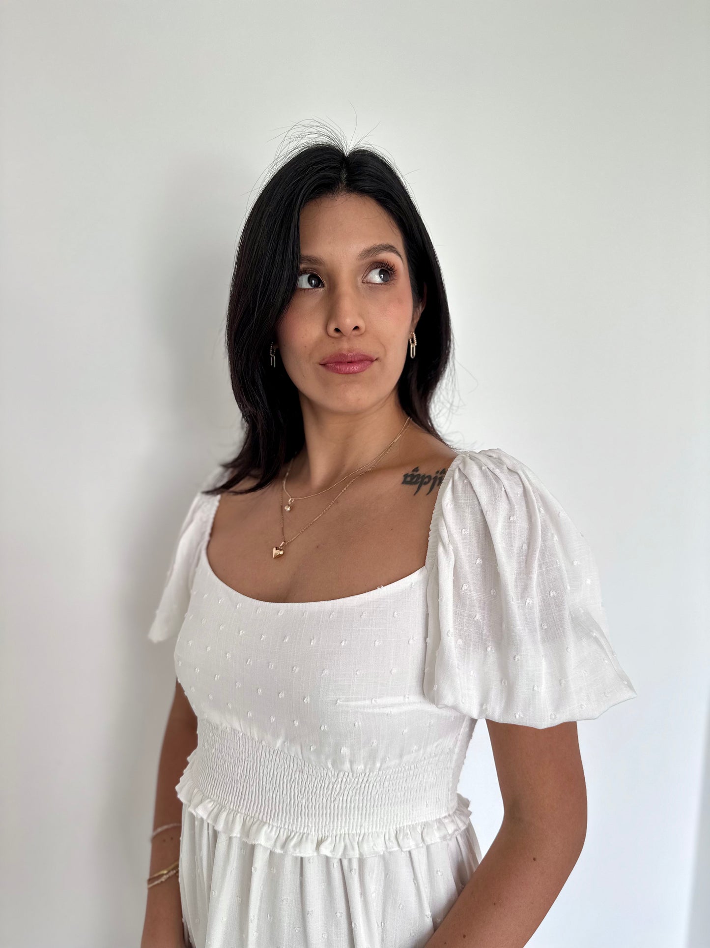 Vestido Florecer - Perla
